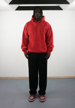 Lade das Bild in den Galerie-Viewer, "SMILE" FIRE RED HOODIE