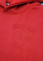 Lade das Bild in den Galerie-Viewer, "SMILE" FIRE RED HOODIE