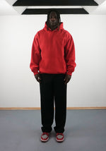 Lade das Bild in den Galerie-Viewer, &quot;SMILE&quot; FIRE RED HOODIE
