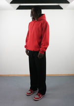 Lade das Bild in den Galerie-Viewer, &quot;SMILE&quot; FIRE RED HOODIE
