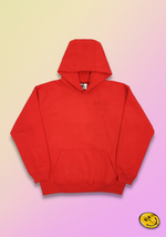 Lade das Bild in den Galerie-Viewer, &quot;SMILE&quot; FIRE RED HOODIE
